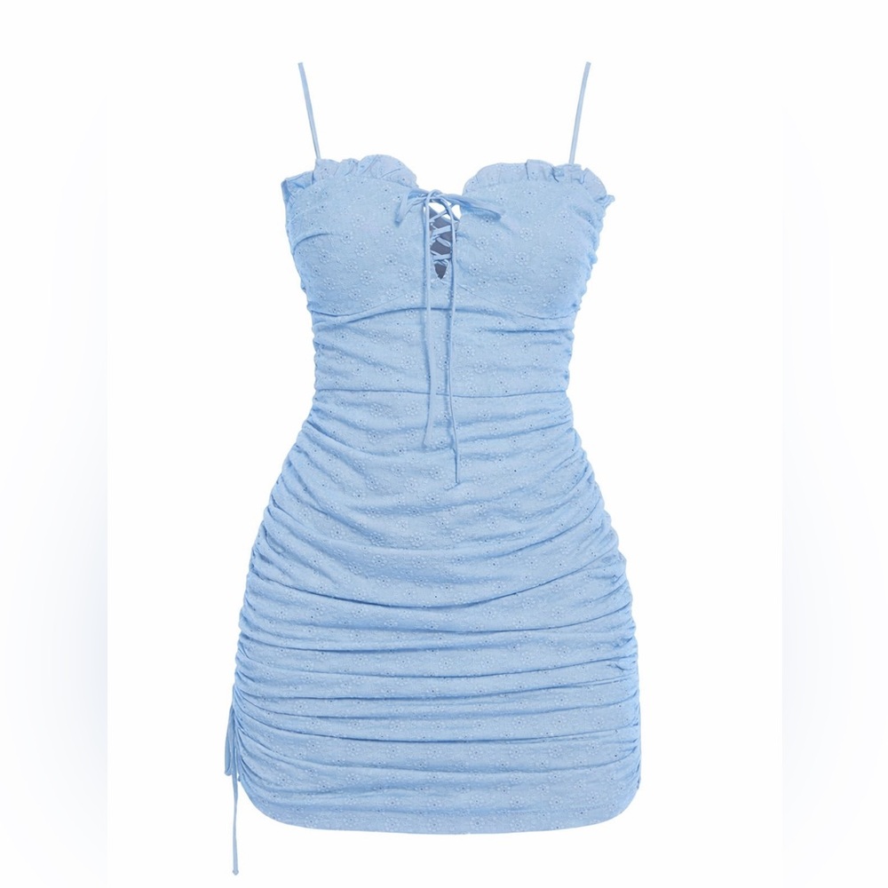 NWT Light Blue Eyelet Dress